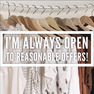 Accepting reasonable offers!